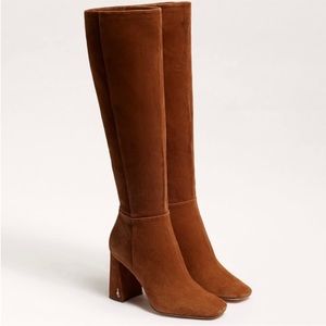 Sam Edelman Clarem Knee High Suede Brown Boots